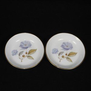 2 beautiful Royal Worcester fine bone china small dishes